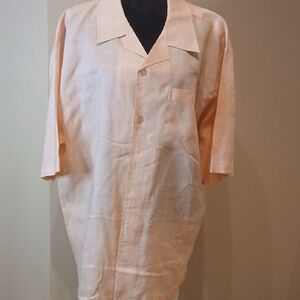 Arbor Men's Light Tan Short Sleeve Shirt Jacket